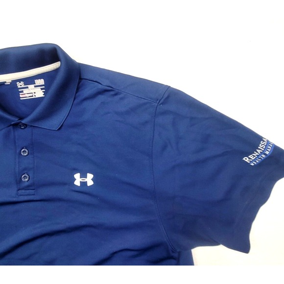 Under Armour Other - Under Armour HeatGear Polo Shirt Men's Large Renaissance Wealth Management